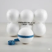 Brons 7 Cm Köpük Strafor Top 6 Adet BR-924 thumbnail 1