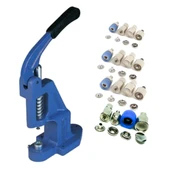 Tulumba Pres + 4 Farklı Model Çıtçıt Kalıbı ve 120 Takım Çıtçıt - 1