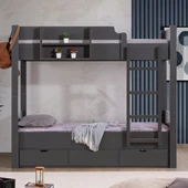 Ranza, Asya Ayrılabilir Çekmeceli Ranza 2 Adet Comfort Yatak thumbnail 12