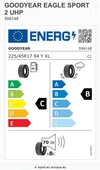 Goodyear Eagle Sport 2 UHP 225/45 R17 94Y XL Yaz Lastiği - 2025 - 2