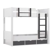 Ranza, Asya Ayrılabilir Çekmeceli Ranza 2 Adet Comfort Yatak thumbnail 6