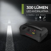 Lokithor JTC4250 12V/220V 4250Amp LiFePO4 Akıllı Akü Test + Akü Takviye + Akü Şarj Cihazı - 5