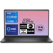 Inspiron 3520 I5-1235U 8gb 512GB SSD 15.6" Fhd Ubuntu taşınabilir Bilgisayar I35201003U thumbnail 1
