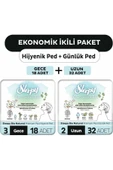 Sleepy Natural Bio Ultra Ped 18 Adet Gece + 32 Adet Uzun Günlük Kadın Pedi - 1