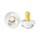 Bibs Colour Kauçuk Emzik 0-6 Ay White - 2