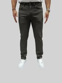 Erkek Enjoy Regular Fit Ligralı Koyu Gri Kot Pantolon - 1