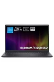 Inspiron 15 3520 Intel i5-1235U 16GB 512GB SSD 15.6 inç FHD 120Hz Ubuntu Laptop (I35201003Uv1) thumbnail 1