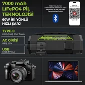 Lokithor JTC4250 12V/220V 4250Amp LiFePO4 Akıllı Akü Test + Akü Takviye + Akü Şarj Cihazı - 9