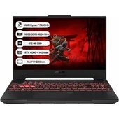 Tuf Gaming A15 FA507NVR-LP030 Amd Ryzen 7 7435HS 16 GB 512 GB SSD Rtx 4060-140WATT 144 Hz Freedos 15.6" Fhd Taşınabilir Bilgisayar thumbnail 1