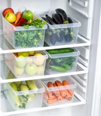 Porsima 3185 4lü 8 Litre Dolap Içi ve Buzdolabı Içi Düzenleyici Banyo Mutfak Organizeri 20X32X7 cm - 2