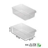 Porsima 3184 2 Li 6lt Dolap İçi Ve Buzdolabı İçi Düzenleyici Orga Şeffaf - 3