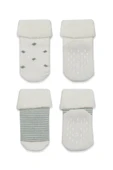 Bistyle 2'Li Havlu Soket Kaymaz Çorap 10504 Nil Ekru thumbnail 3