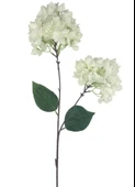 Yapay Çiçek Ortanca 90cm 2Toplu Beyaz Tek Dal Kumaş Çiçek Uzun Dal thumbnail 1