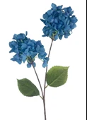 Yapay Çiçek Ortanca 90cm 2Toplu Mavi Koyu Tek Dal Kumaş Çiçek Uzun Dal thumbnail 1