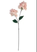 Yapay Çiçek Ortanca 90cm 2Toplu Pembe Tek Dal Kumaş Çiçek Uzun Dal thumbnail 2