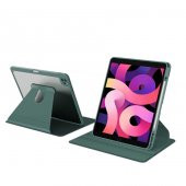 iPad Pro 11 2020 (2.Nesil) Kılıf Kalem Bölmeli Dönebilen Standlı Silikon - 6