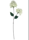 Yapay Çiçek Ortanca 90cm 2Toplu Beyaz Tek Dal Kumaş Çiçek Uzun Dal thumbnail 2