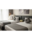 Lumira Çizgili Pamuk Saten Nevresim Takımı | Tek Kişilik Premium | 83 Tel Otel Serisi | 160x230 thumbnail 8