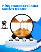 Döndürülebilir Dinamik Kum Tablosu – Stres , Yüksek Kaliteli Cam ve Doğal Kum ile Sanatsal Masa Dekoru - 1