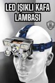 Kafa Lambası Hafif ve Esnek Çift Anahtarlı Far Led Işık - 1