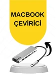 Macbook Pro/air Uyumlu USB TypeC 8 In 1 Hub Dönüştürücü Çevirici Çoklayıcı USB Hdmı Micro Sd 8 Girişli - 1