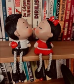 2’li Ayakları Sallanan Öpüşen Biblo - 3