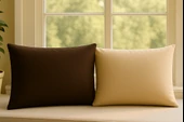 English Home Plain %100 Pamuk Çift Taraflı 2li Yastık Kılıfı - 2
