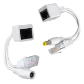 Powermaster Poe IP Kamera Kablosu Dişi Power Uç Aktif Splitter - 1