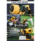 21V Çift Akülü 300 Mm Vernik Sprey Boya Püskürtme Makinesi ASSUR - 3