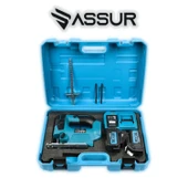 Profesyonel 21v Çift Akülü Metal Şanzıman Dekupaj Testere Makinesi ASSUR thumbnail 4