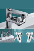 Mutfak Banyo Musluk Başlığı 1080 Derece Dönebilen Fonksiyonel Evrensel - 4