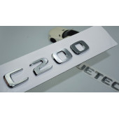 DK Tuning Benz C200 Bluetec Bagaj Krom ABS 3M 3D Yazı Logo - 1