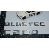 DK Tuning Benz C200 Bluetec Bagaj Krom ABS 3M 3D Yazı Logo - 4