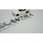 Hyundai Elantra Bagaj 3M 3D Krom ABS Yazı Logo Amblem - 1