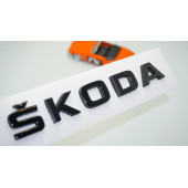 DK Tuning Bagaj Siyah ABS 3M 3D Yazı Logo Skoda İle Uyumlu - 1