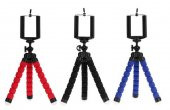 Cep Telefon Tutucu Akrobat Katlanabilir Ahtapot Tripod Stand Sünger Ayaklı TR-4 - 1