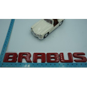 DK Tuning Brabus Kırmızı Metal Bagaj Yazı Logo Benz İle Uyumlu thumbnail 4