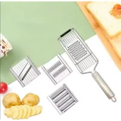 Paslanmaz Çelik 4'lü Set El Rendesi - 1