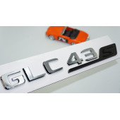 DK Tuning GLC 43S Bagaj Krom Siyah ABS Yazı Logo Benz İle Uyumlu - 1