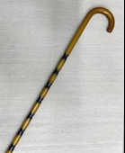 Bambu Desenli Zarif Ahşap Baston - 1