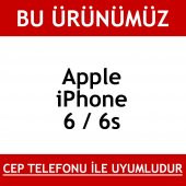Apple iPhone 6S Kılıf Vista Yüzüklü Mermer Desenli Cam Kapak iRing - 2