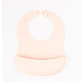 Krem Rengi 3’lü Silikon Yemek Seti – Önlük + Diş Kaşıyıcılı Kaşık + Vakumlu Tabak thumbnail 5