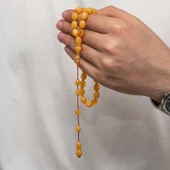 Sıkma Kehribar Tesbih - 4