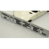 Benz Diesel Bagaj 3M 3D Krom ABS Yazı Logo Amblem - 5