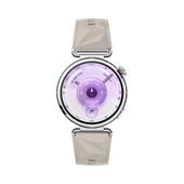 Sneezy Huawei Watch GT6 41mm İle Uyumlu Prism Metal Tokalı Soft Yumuşak Silikon Kordon  Starlight thumbnail 8