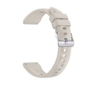 Sneezy Huawei Watch GT6 41mm İle Uyumlu Prism Metal Tokalı Soft Yumuşak Silikon Kordon  Starlight thumbnail 4