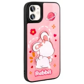 Apple iPhone 11 Kılıf Parlayan Kabartmalı İkonik Figürlü  Amas Silikon Kapak thumbnail 7