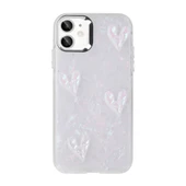 Apple iPhone 11 Kılıf Kabartma Figürlü Parlak  Eralli Silikon Kapak thumbnail 6