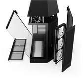NZXT H9 Flow RGB 2025 CM-H92FB-R1 Dual-Chamber 3 RGB Fanlı ATX Siyah Bilgisayar Kasası - 6