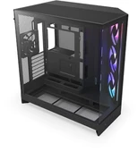 NZXT H9 Flow RGB 2025 CM-H92FB-R1 Dual-Chamber 3 RGB Fanlı ATX Siyah Bilgisayar Kasası - 3